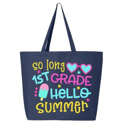 So Long 1st Grade Hello Summer Graduation Last Day Of School 25L Jumbo Tote