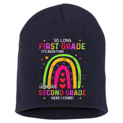 So Long 1st Grade Look Out 2nd Grade Funny Graduation Gifts Short Acrylic Beanie