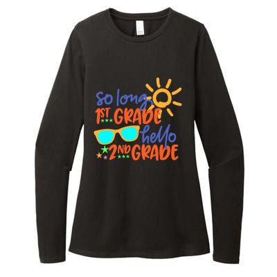 SO LONG 1st GRADE HELLO 2nd GRADE Teacher Student School Womens CVC Long Sleeve Shirt