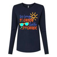 SO LONG 1st GRADE HELLO 2nd GRADE Teacher Student School Womens Cotton Relaxed Long Sleeve T-Shirt