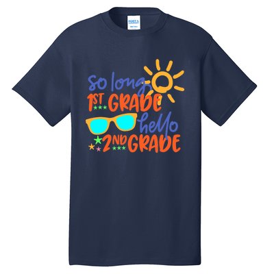 SO LONG 1st GRADE HELLO 2nd GRADE Teacher Student School Tall T-Shirt