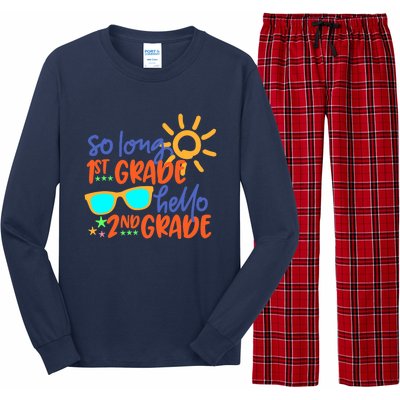 SO LONG 1st GRADE HELLO 2nd GRADE Teacher Student School Long Sleeve Pajama Set