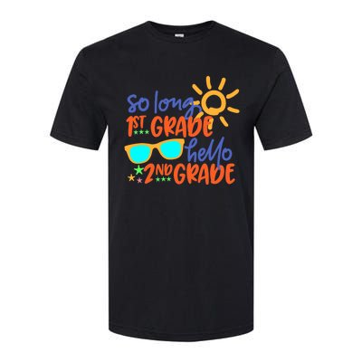 SO LONG 1st GRADE HELLO 2nd GRADE Teacher Student School Softstyle CVC T-Shirt