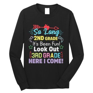 So Long 2nd Grade Look Out Grad Hello 3rd Grade Long Sleeve Shirt