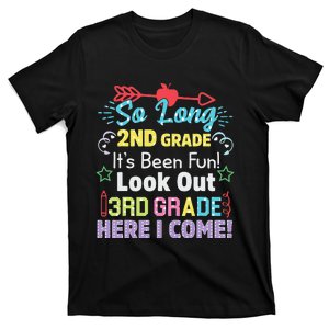 So Long 2nd Grade Look Out Grad Hello 3rd Grade T-Shirt