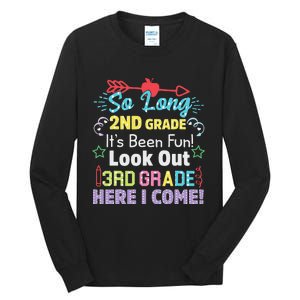 So Long 2nd Grade Look Out Grad Hello 3rd Grade Tall Long Sleeve T-Shirt