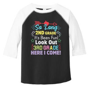 So Long 2nd Grade Look Out Grad Hello 3rd Grade Toddler Fine Jersey T-Shirt