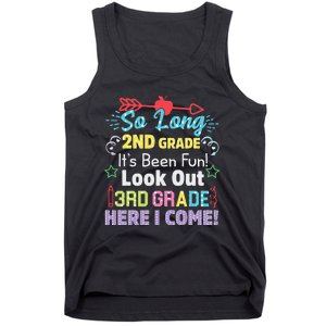 So Long 2nd Grade Look Out Grad Hello 3rd Grade Tank Top