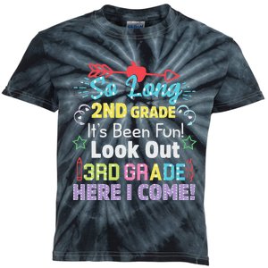 So Long 2nd Grade Look Out Grad Hello 3rd Grade Kids Tie-Dye T-Shirt