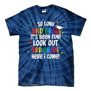 So Long 2nd Grade Look Out Kindergarten Funny Graduation Tie-Dye T-Shirt