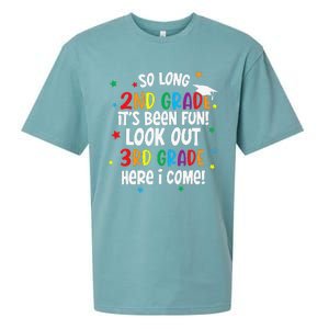 So Long 2nd Grade Look Out Kindergarten Funny Graduation Sueded Cloud Jersey T-Shirt