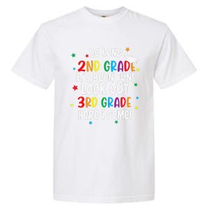 So Long 2nd Grade Look Out Kindergarten Funny Graduation Garment-Dyed Heavyweight T-Shirt