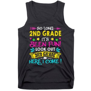 So Long 2nd Grade Graduation Look Out 3rd Grade Here I Come Tank Top