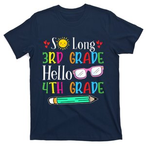 So Long 3rd Grade Hello 4th Grade Here I Come First Day T-Shirt