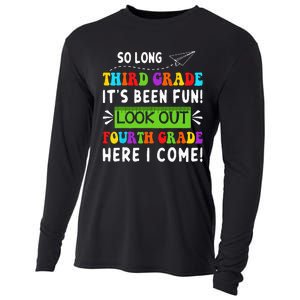 So Long 3rd Grade Look Out 4th Grade Here I Come Students Cooling Performance Long Sleeve Crew