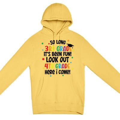 So Long 3rd Grade Look Out Kindergarten Funny Graduation Gift Premium Pullover Hoodie