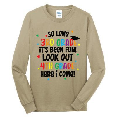 So Long 3rd Grade Look Out Kindergarten Funny Graduation Gift Tall Long Sleeve T-Shirt