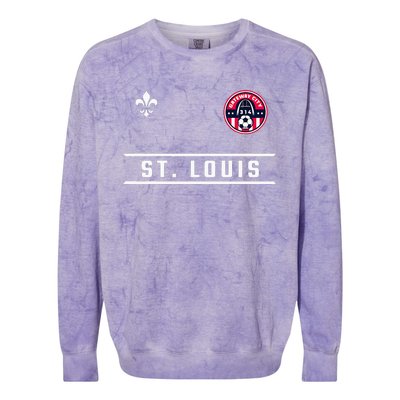 St. Louis 314 Area Code Classic Gateway Colorblast Crewneck Sweatshirt