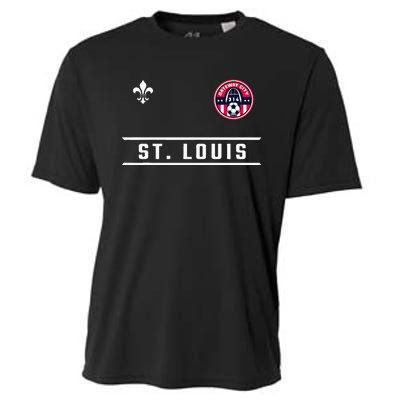 St. Louis 314 Area Code Classic Gateway Cooling Performance Crew T-Shirt