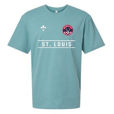 St. Louis 314 Area Code Classic Gateway Sueded Cloud Jersey T-Shirt