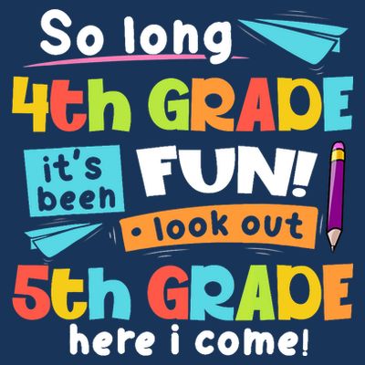 So Long 4th Grade 5th Grade Here I Come Graduation Boy T-Shirt