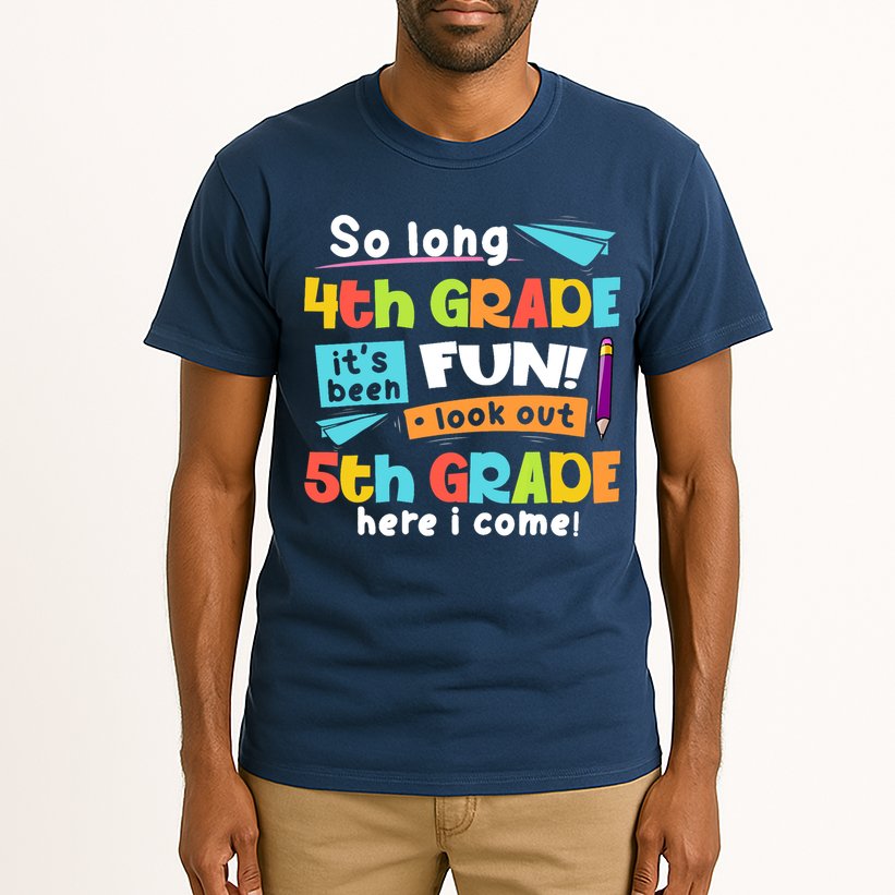 So Long 4th Grade 5th Grade Here I Come Graduation Boy Tall T-Shirt