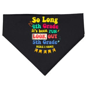 So Long 4th Grade 5th Grade Here I Come Graduation USA-Made Doggie Bandana