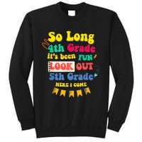 So Long 4th Grade 5th Grade Here I Come Graduation Sweatshirt