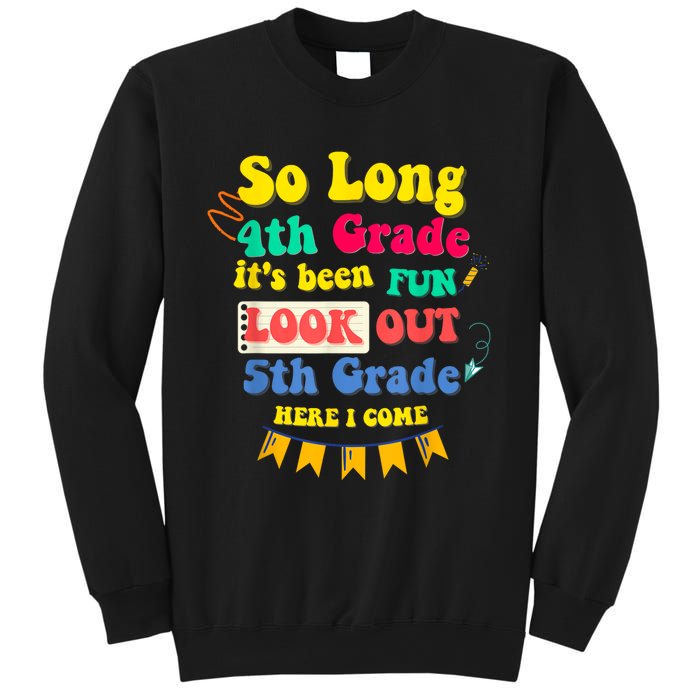 So Long 4th Grade 5th Grade Here I Come Graduation Sweatshirt