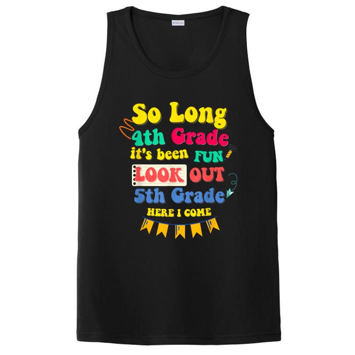 So Long 4th Grade 5th Grade Here I Come Graduation PosiCharge Competitor Tank