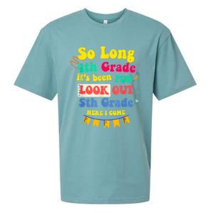 So Long 4th Grade 5th Grade Here I Come Graduation Sueded Cloud Jersey T-Shirt