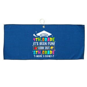 So Long 4th Grade Graduation 5th Grade Here I Come Teacher Large Microfiber Waffle Golf Towel