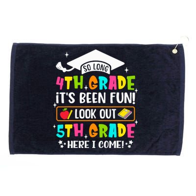 So Long 4th Grade Graduation 5th Grade Here I Come Teacher Grommeted Golf Towel