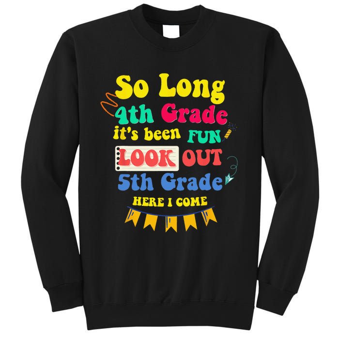 So Long 4th Grade 5th Grade Here I Come Graduation Sweatshirt