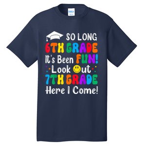 So Long 6th Grade 7th Grade Here I Come Back To School Kid Tall T-Shirt