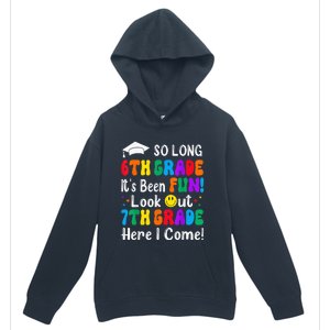 So Long 6th Grade 7th Grade Here I Come Back To School Kid Urban Pullover Hoodie