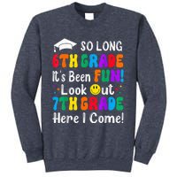 So Long 6th Grade 7th Grade Here I Come Back To School Kid Sweatshirt