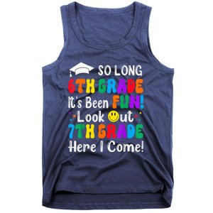 So Long 6th Grade 7th Grade Here I Come Back To School Kid Tank Top