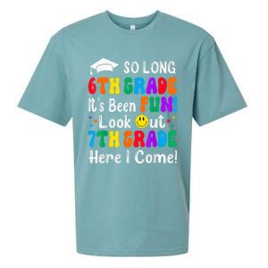 So Long 6th Grade 7th Grade Here I Come Back To School Kid Sueded Cloud Jersey T-Shirt