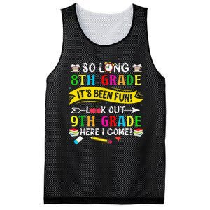 So Long 8th Grade Look Out 9th Grade Here I Come Mesh Reversible Basketball Jersey Tank