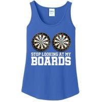 Stop Looking At My Board Dart Player Darting Dartboard 180 Ladies Essential Tank