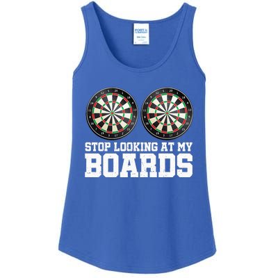 Stop Looking At My Board Dart Player Darting Dartboard 180 Ladies Essential Tank