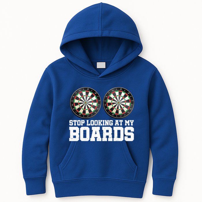 Stop Looking At My Board Dart Player Darting Dartboard 180 Kids Hoodie