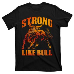 Strong Like A Bull Powerlifting Bodybuilding T-Shirt