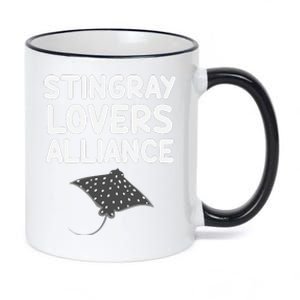 Stingray Lovers Alliance Cartilaginous Fish Sharks Oceans 11oz Black Color Changing Mug