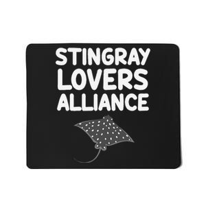 Stingray Lovers Alliance Cartilaginous Fish Sharks Oceans Mousepad