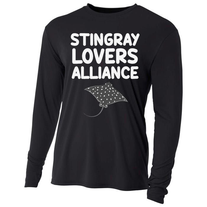 Stingray Lovers Alliance Cartilaginous Fish Sharks Oceans Cooling Performance Long Sleeve Crew