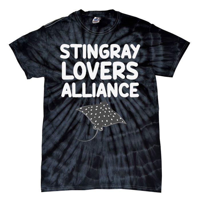 Stingray Lovers Alliance Cartilaginous Fish Sharks Oceans Tie-Dye T-Shirt