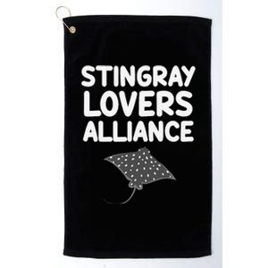 Stingray Lovers Alliance Cartilaginous Fish Sharks Oceans Platinum Collection Golf Towel