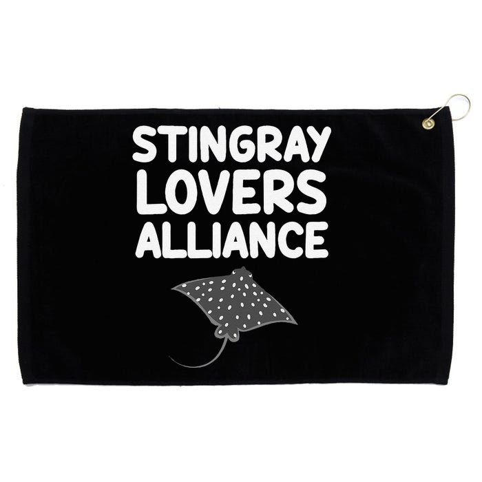 Stingray Lovers Alliance Cartilaginous Fish Sharks Oceans Grommeted Golf Towel